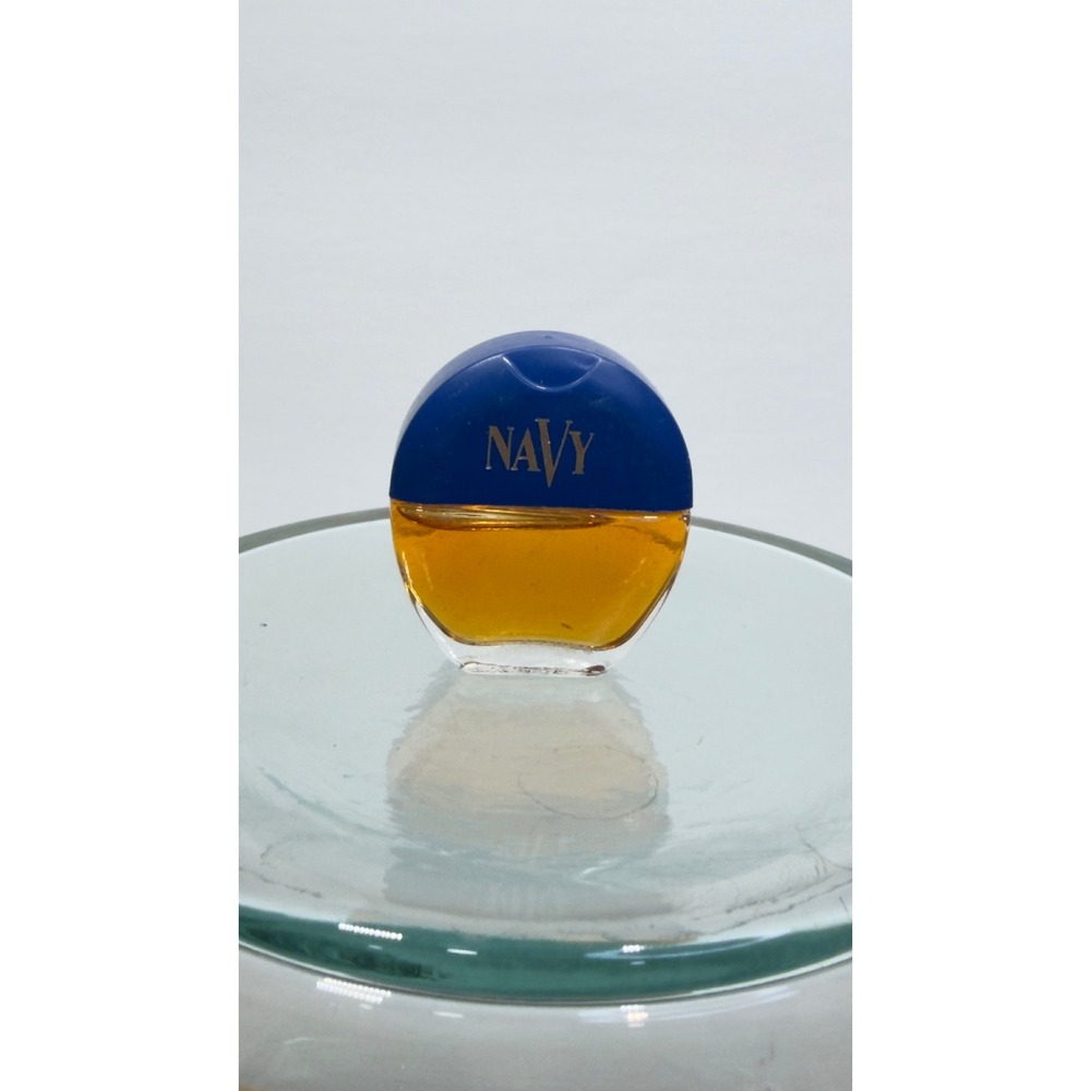 Vintage Navy by Noxell Corp Miniature Perfume Splash 3ml .10 fl oz Blue Cap USA